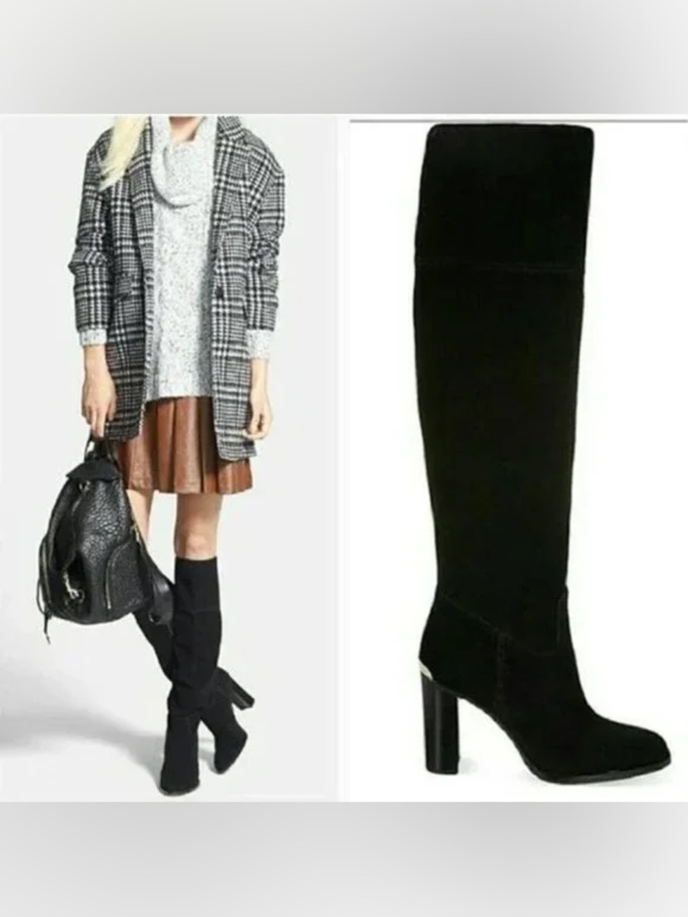 Michael Kors Regina Boots Tan Suede - Picture 7 of 7